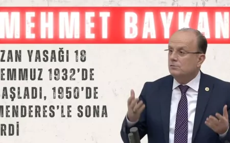 AK Parti’li Baykan: “Ezan yasağı 18 Temmuz 1932’de başladı, 1950’de Menderes’le sona erdi”