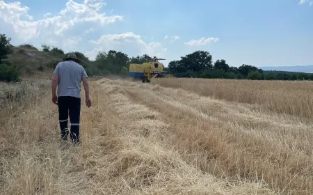 Bursa Büyükşehir’den Dağ Yöresindeki Üreticilere Biçerdöver Desteği