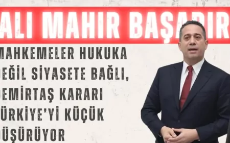 CHP’li Ali Mahir Başarır: "Mahkemeler hukuka değil siyasete bağlı, Demirtaş kararı Türkiye’yi küçük düşürüyor"
