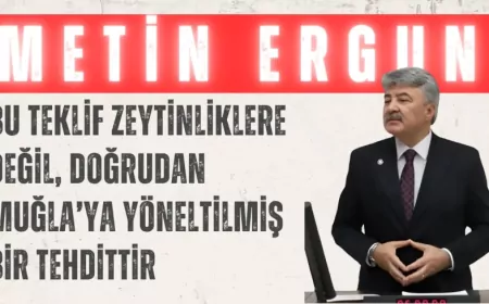 İYİ Partili Metin Ergun: “Bu teklif zeytinliklere değil, doğrudan Muğla’ya yöneltilmiş bir tehdittir”
