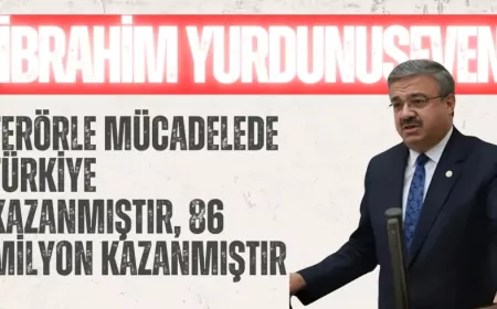 AK Parti Milletvekili İbrahim Yurdunuseven: "Terörle mücadelede Türkiye kazanmıştır, 86 milyon kazanmıştır"