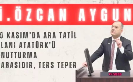 CHP'li Aygun: "10 Kasım’da ara tatil planı Atatürk’ü unutturma çabasıdır, ters teper"