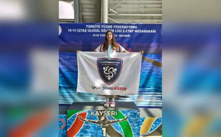 Düzce Belediyesi Spor Akademisi’nden Altın Madalya Gururu