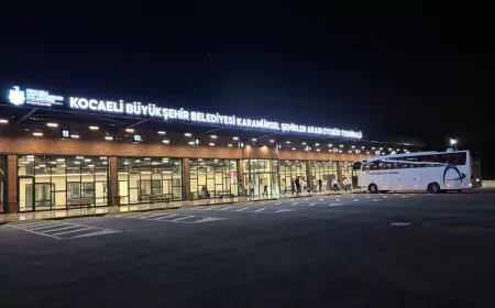 Karamürsel Şehirlerarası Otobüs Terminali Hizmete Açıldı, İlk Sefer Balıkesir’e