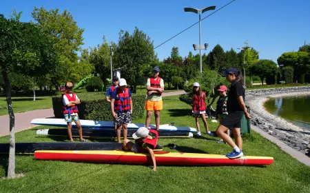 Eskişehir'de Yaz Okulunda Su Sporlarına Yoğun İlgi