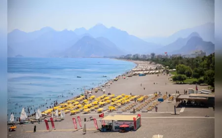Antalya’da 95 Yılın Temmuz Ayı Sıcaklık Rekoru Kırıldı: 46,1 Derece