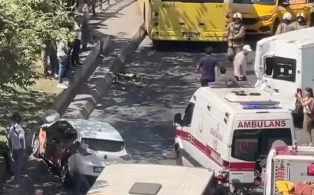 Beyoğlu’nda İETT Otobüsü 10 Araca Çarptı: 1 Kişi Hayatını Kaybetti, Şoför Yeniden Gözaltında