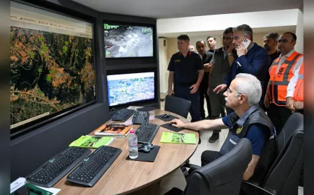 Bursa Valiliği: Yangına 3 Helikopter ve 3 Uçakla Havadan Müdahale Sürüyor