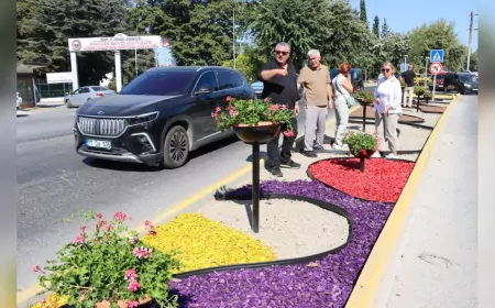 Yalova Belediyesi’nden Su Tasarrufuna Yönelik Örnek Peyzaj Uygulaması