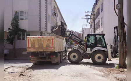 Tepebaşı Belediyesi Sütlüce’de Yol ve Kaldırım Çalışmalarını Hızlandırdı