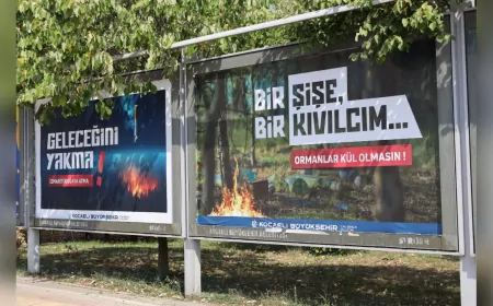 Kocaeli Büyükşehir’den Orman Yangınlarına Karşı Farkındalık Kampanyası