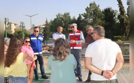 Kızılyer’e Yeşil Dokunuş: Tretuvar Rengini Mahalleli Belirledi