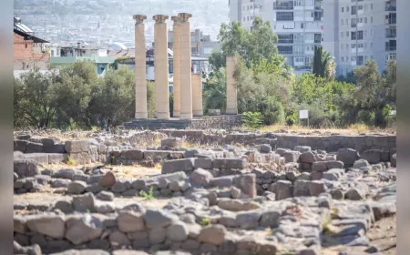 Başkan Tugay, Smyrna Kazı Alanını İnceledi