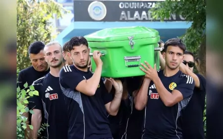 Eskişehirspor’un Efsanesi Süreyya Özkefe Son Yolculuğuna Uğurlandı