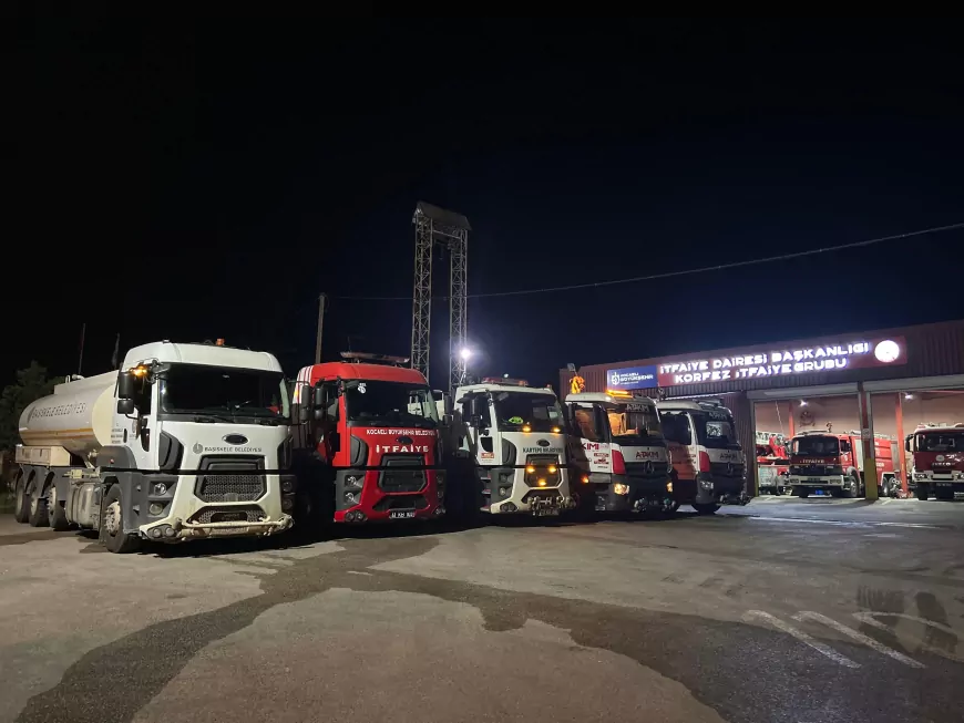 Kocaeli Büyükşehir'den Manisa’ya Yangın Desteği: "Yeşil Vatanı Korumaya Gidiyoruz"