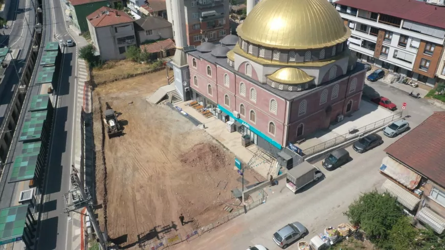 Başaran Camii Çevresi Yenileniyor: Daha Estetik ve Ferah Bir Alan Geliyor