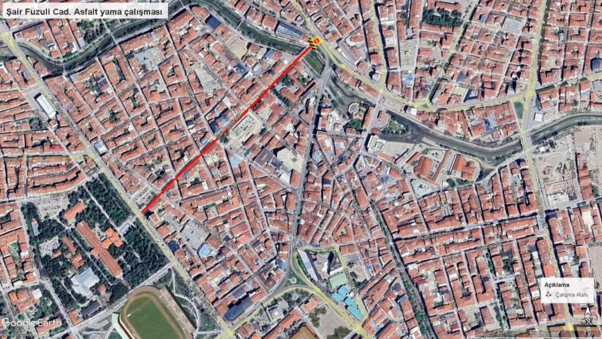 Şair Fuzuli Caddesi Bu Akşam Trafiğe Kapatılıyor