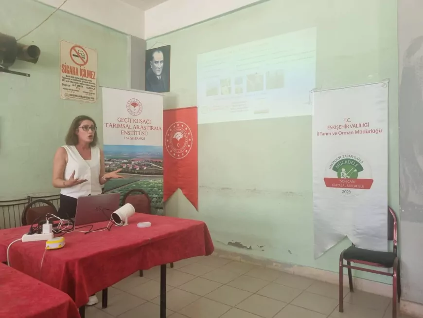 Eskişehir’de Çiftçilere Pestisit Kalıntısı ile Mücadele Eğitimi