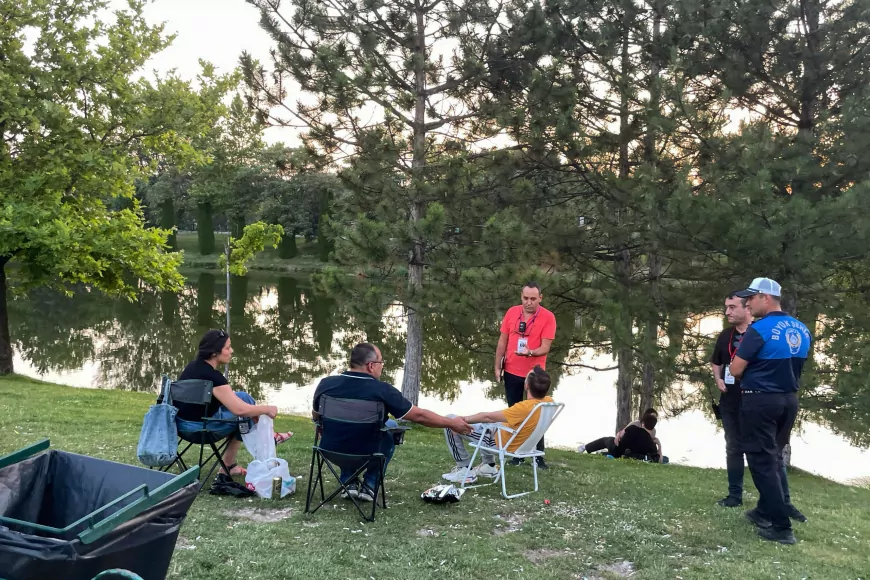 “Tertemiz Eskişehir” İçin Denetimler Sürüyor: Velespit Parkı’nda Cezalar Kesildi