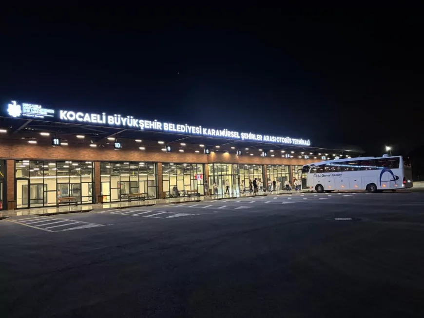 Karamürsel Şehirlerarası Otobüs Terminali Hizmete Açıldı, İlk Sefer Balıkesir’e