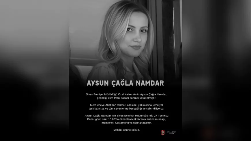 Başkomiser Aysun Çağla Namdar, Geçirdiği Trafik Kazasında Hayatını Kaybetti