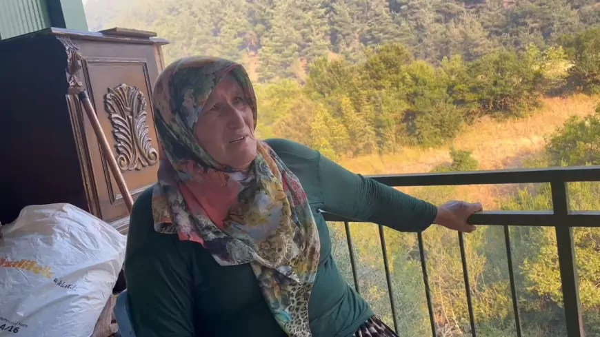 Bursa’da Yangının Ortasında Kalan Kadın: “Çocuklarım Yanacak Diye Çok Korktum”