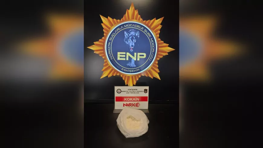 Eskişehir’de Uyuşturucu Operasyonu: 1 Kilo 46 Gram Kokain Ele Geçirildi