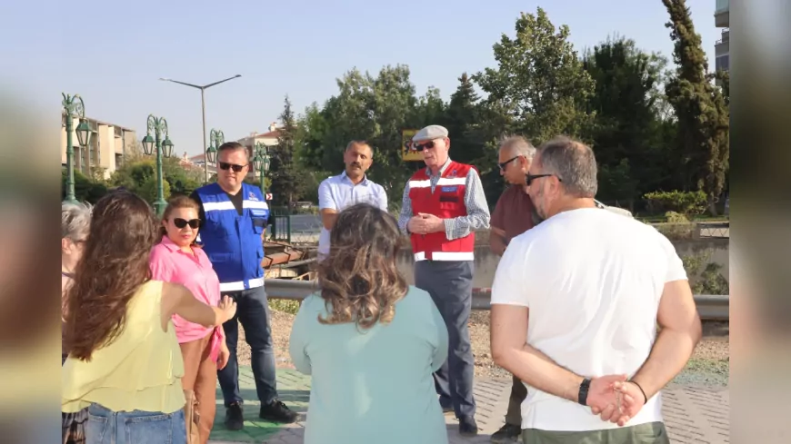 Kızılyer’e Yeşil Dokunuş: Tretuvar Rengini Mahalleli Belirledi