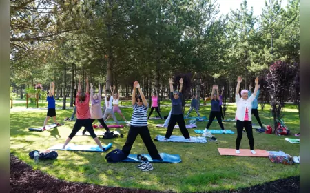 Eskişehir’de 2 Bin Kişi Açık Havada Sporla Buluştu
