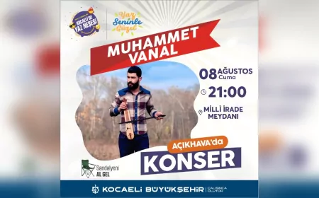 Kocaeli’de Yaz Akşamları Müzikle Şenleniyor: “Yaz Neşesi” Konserleri Başlıyor