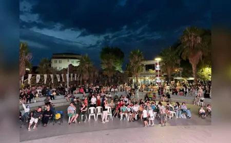 Yalova’da Açık Hava Sineması Mahallelere Taşındı