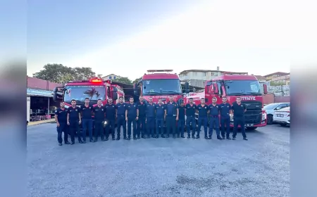 Kocaeli İtfaiyesi, Çanakkale’deki Orman Yangınına Destek İçin Yola Çıktı