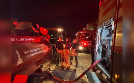 Buca ve Aliağa’daki Yangınlar Kontrol Altına Alındı