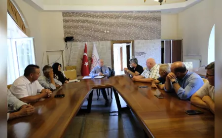 İl Müdürü Yüksel Çil’den Ziraat Odalarıyla İstişare Toplantısı