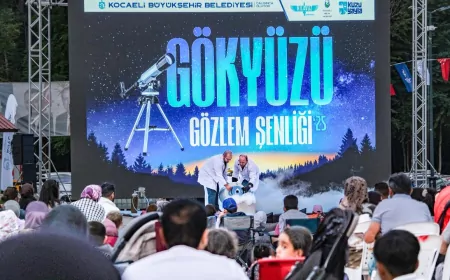 Kuzuyayla’da Gökyüzüyle Buluşma: 12 Bin Kişi Uzayı Keşfetti