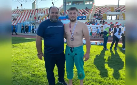 Esen’in Güreşçisi Türkiye Üçüncüsü Oldu