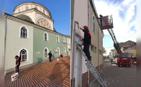 Kocaeli Büyükşehir’den 897 Camiye Boya Desteği