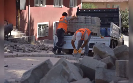 Bilecik’te Fen İşleri Müdürlüğü Ekiplerinden Yoğun Altyapı ve Üstyapı Mesaisi