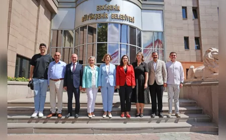 CHP Heyetinden Başkan Ayşe Ünlüce’ye Ziyaret