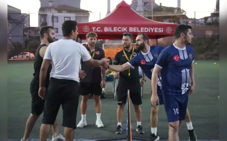 Bilecik’te Zafer Turnuvası Renkli Görüntülerle Başladı