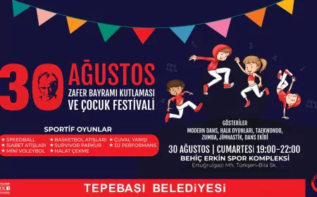 Tepebaşı’nda 30 Ağustos Zafer Bayramı Coşkusu Çocuk Festivali ile Taçlanacak