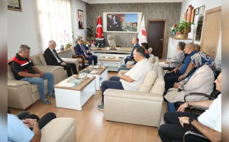 Milletvekili Fatih Dönmez’den İl Tarım ve Orman Müdürü Yüksel Çil’e Ziyaret