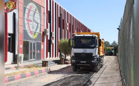 Büyükşehir’den Eskişehirspor’a Destek: Tesislerde Üstyapı Yenileniyor