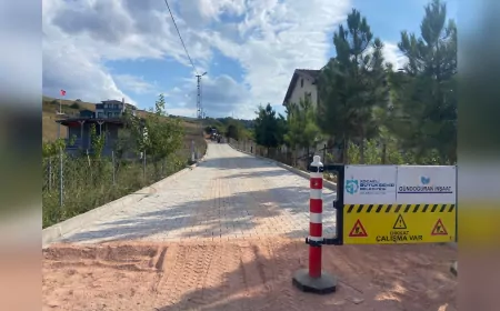Kocaeli Büyükşehir Belediyesi Kırsal Mahallelerde Yol Konforunu Artırıyor