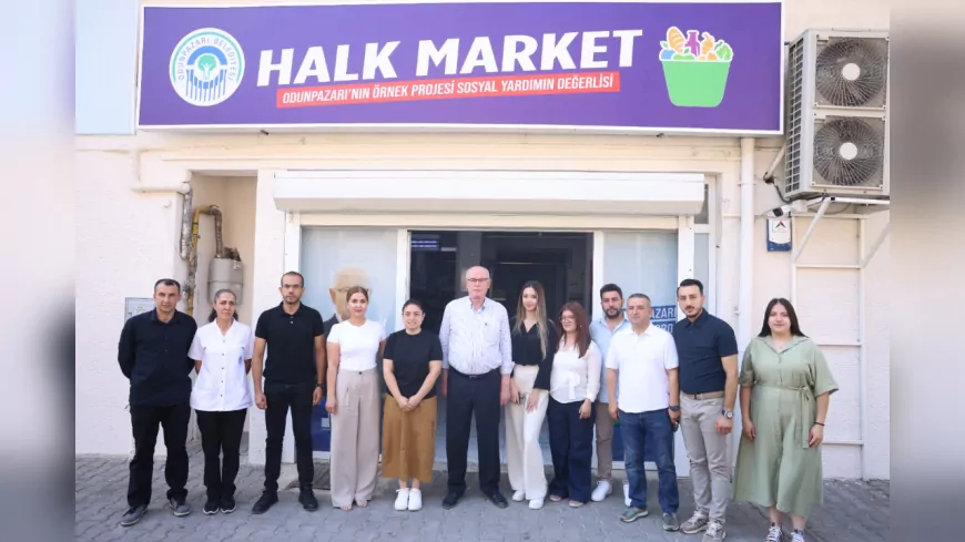 Odunpazarı Belediyesi’nden Halk Market ile Güçlü Dayanışma Adımı