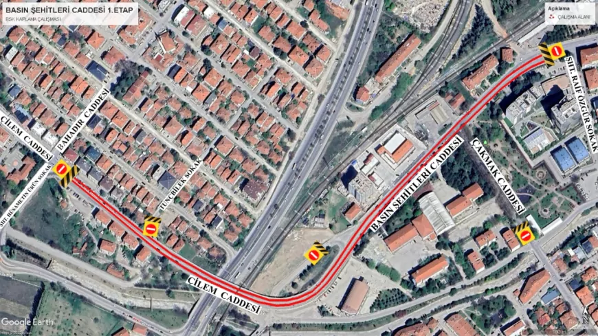 Basın Şehitleri Caddesi’nde Gece Asfalt Mesaisi Başlıyor