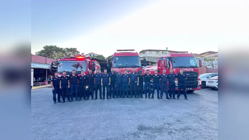 Kocaeli İtfaiyesi, Çanakkale’deki Orman Yangınına Destek İçin Yola Çıktı