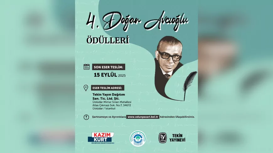 Odunpazarı Belediyesi, 4. Doğan Avcıoğlu Ödülleri İçin Başvuruları Başlattı