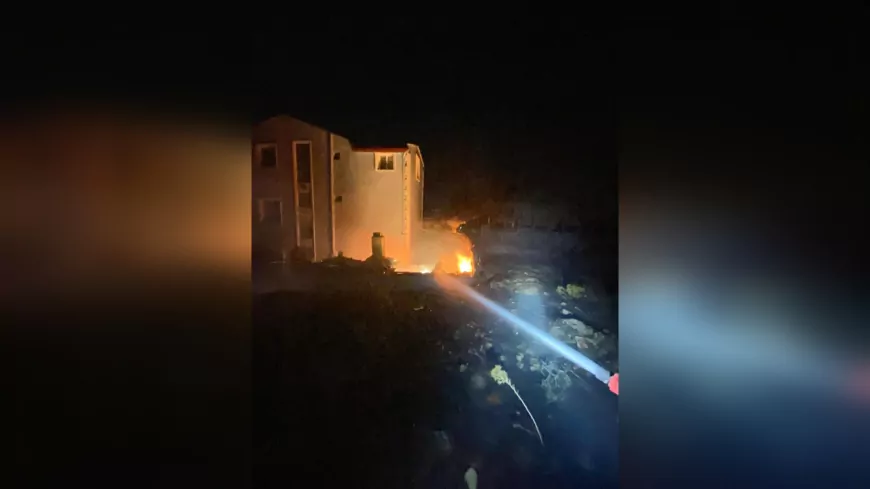 Dikili Çandarlı’da Yangın: 7 Ev Tamamen, 4 Ev Kısmen Zarar Gördü