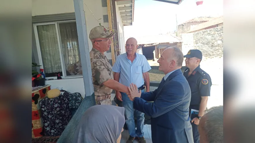 Orman Şehidi Tolunay Kocaman’ın Ailesine Anlamlı Ziyaret